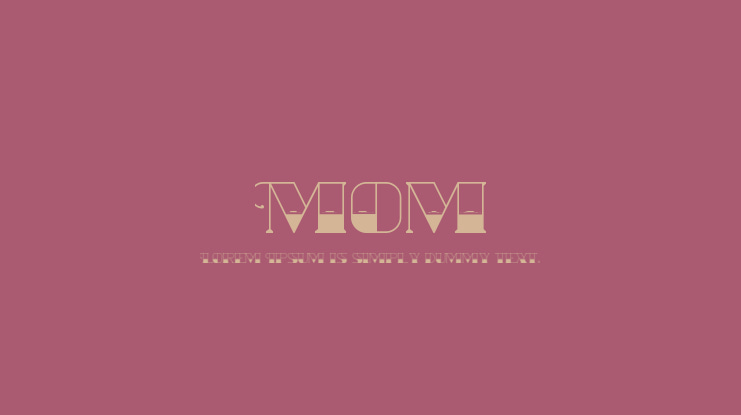 Mom Font Family