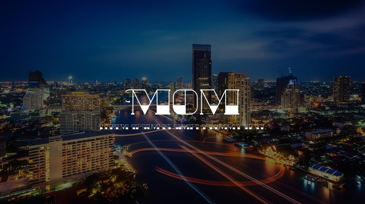 Mom Font Family