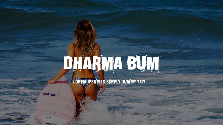 Dharma Bum Font