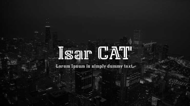 Isar CAT Font