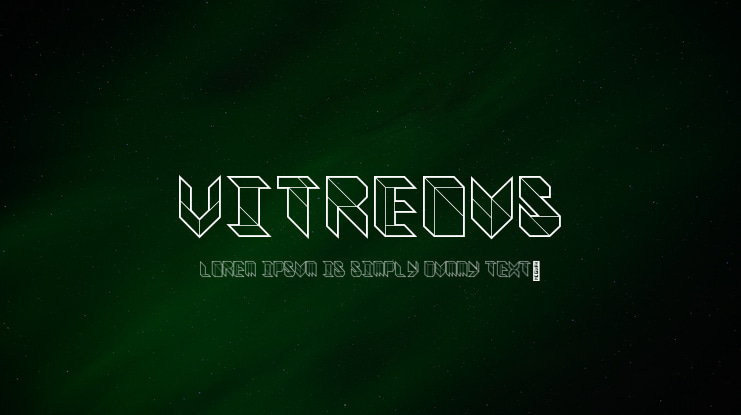 Vitreous Font Family