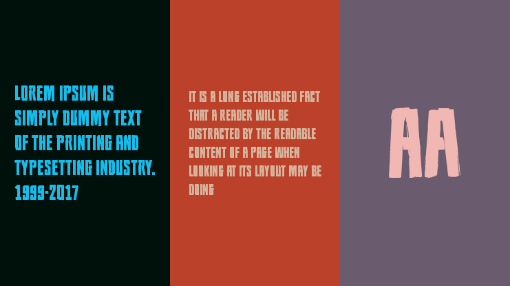 Population Zero BB Font