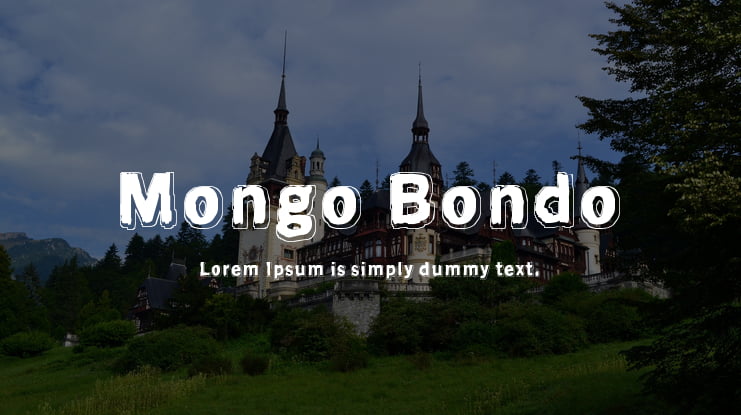 Mongo Bondo Font