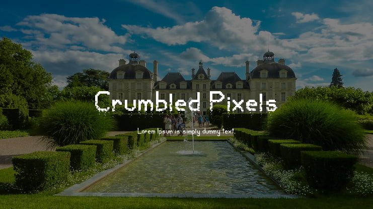 Crumbled Pixels Font