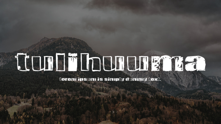 Tulihuuma Font Family