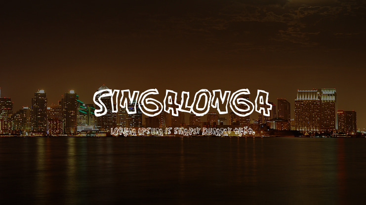 Singalonga Font