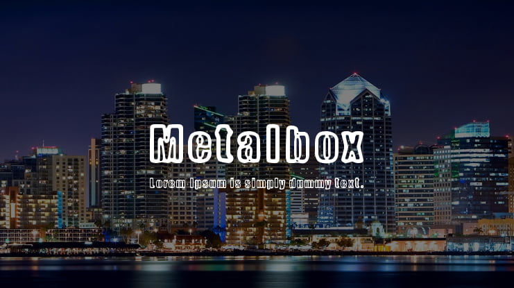 Metalbox Font