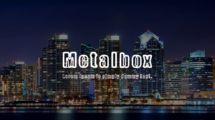 Metalbox Font