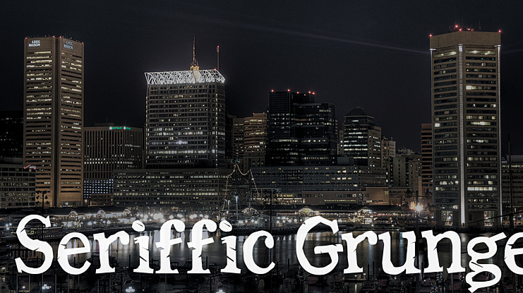 Seriffic Grunge Font