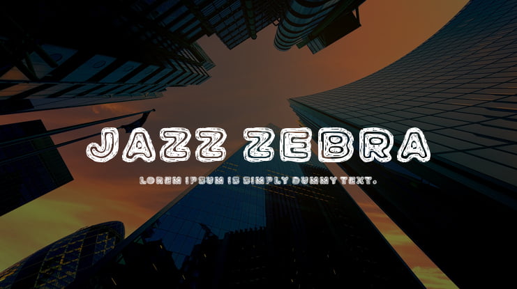 Jazz Zebra Font