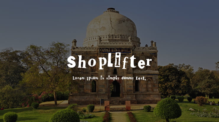 Shoplifter Font