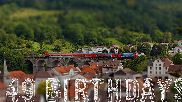 49 birthdays Font