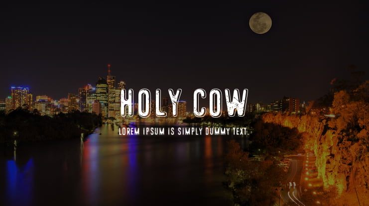 Holy Cow Font