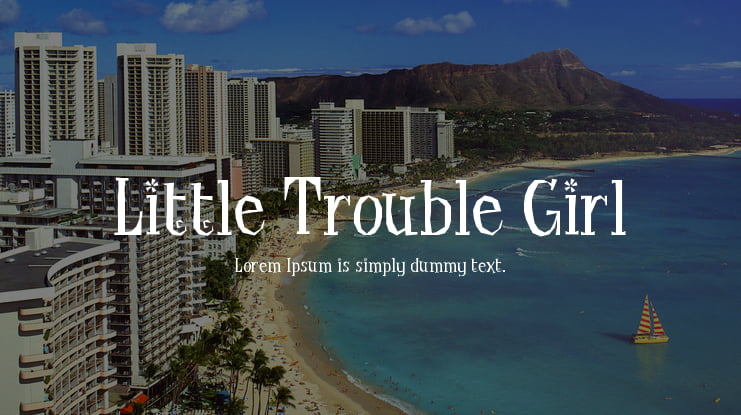 Little Trouble Girl Font