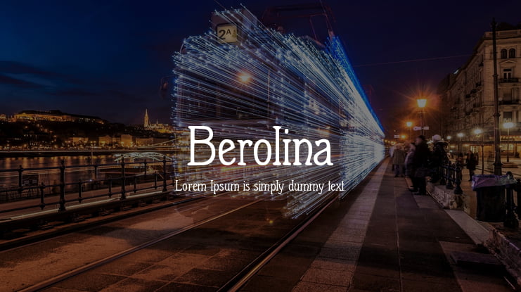 Berolina Font