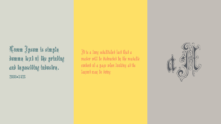 Verzierte Favorite Font