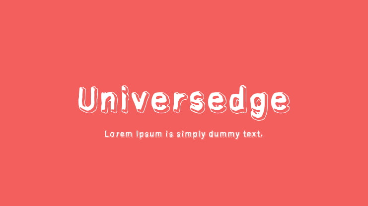 Universedge Font