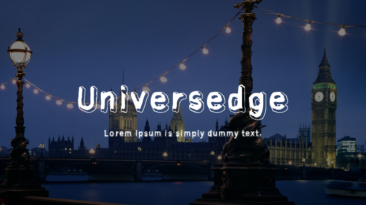 Universedge Font