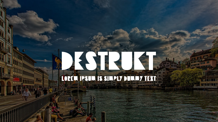 Destrukt Font