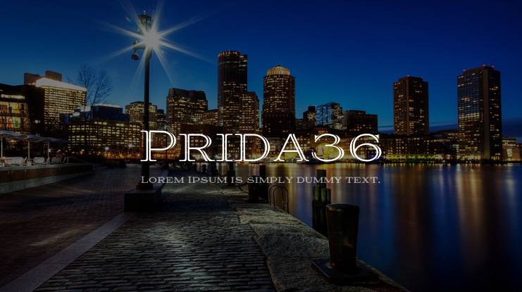 Prida36 Font