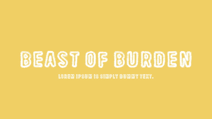 Beast Of Burden Font