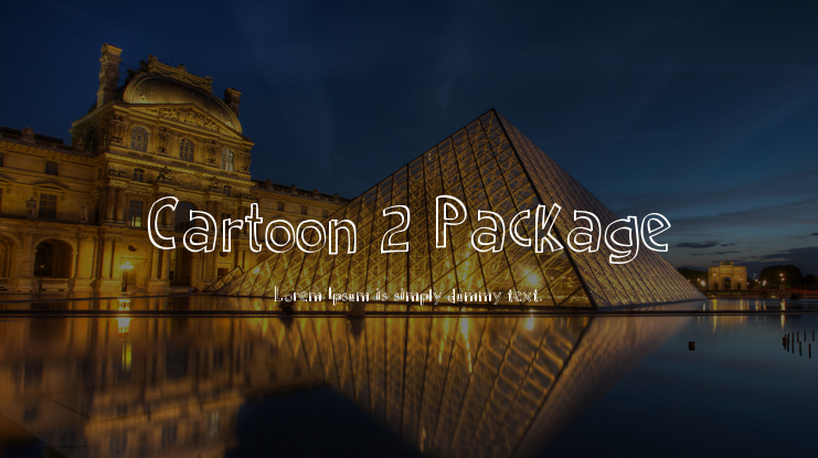 Cartoon 2 Package Font Family