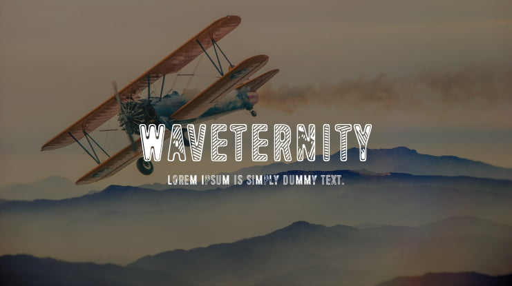 Waveternity Font