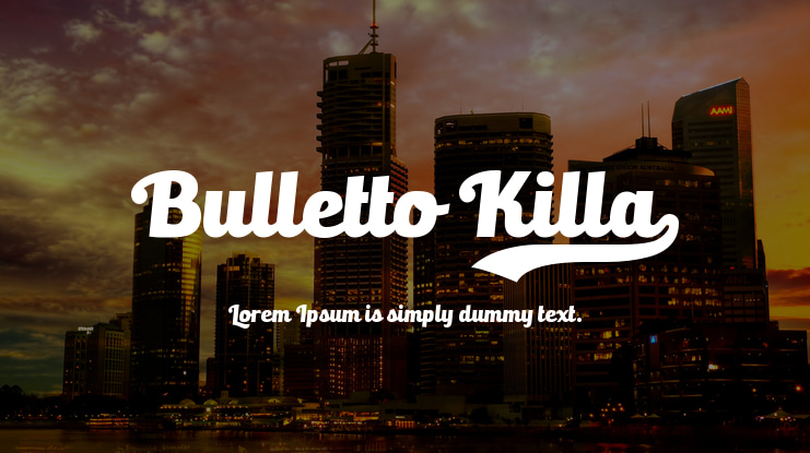Bulletto Killa¬ Font