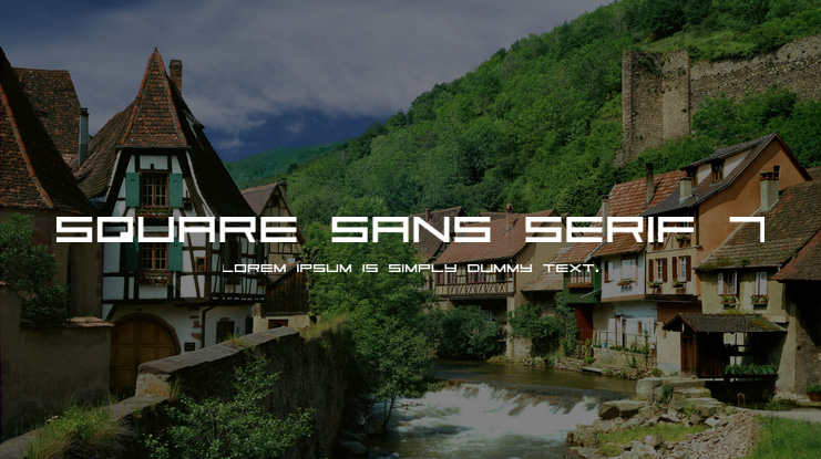 Square Sans Serif 7 Font