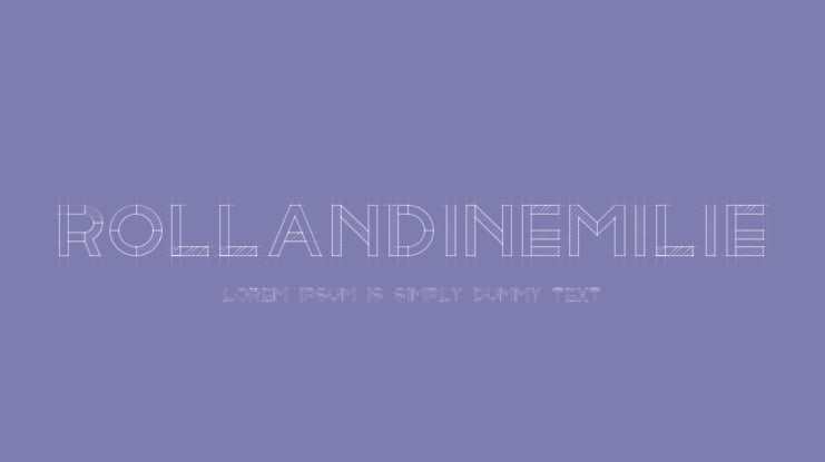RollandinEmilie Font