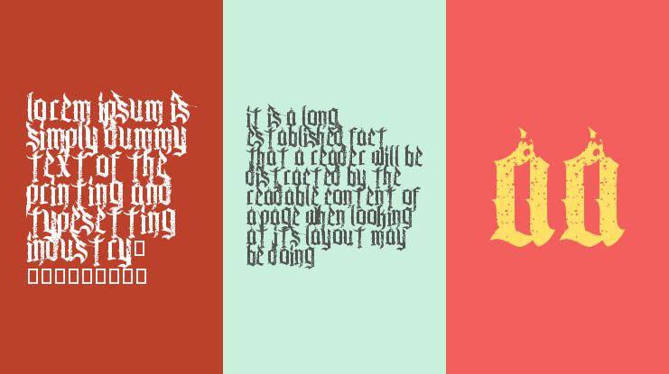 Chaos and Pain CnP Font