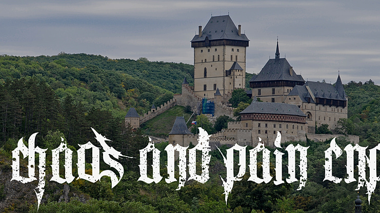 Chaos and Pain CnP Font