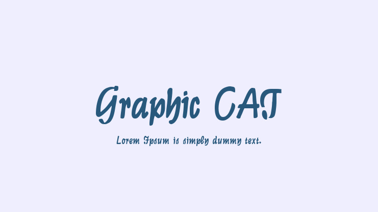 Graphic CAT Font Family