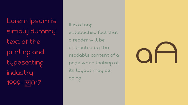 Akaju Outline Font Family