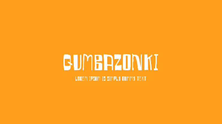Qumbazonki Font