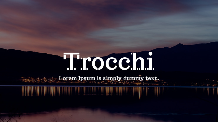 Trocchi Font Family