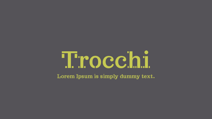 Trocchi Font Family