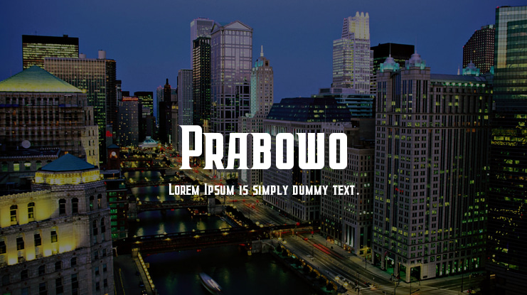 Prabowo Font