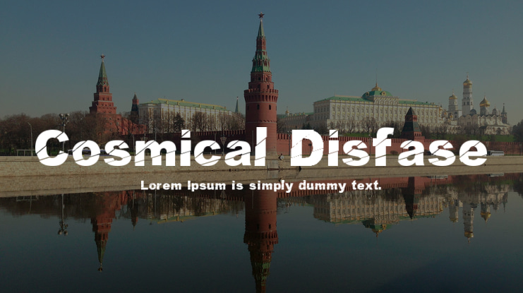 Cosmical Disfase Font