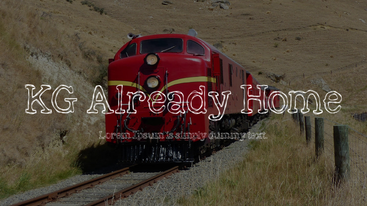 KG Already Home Font