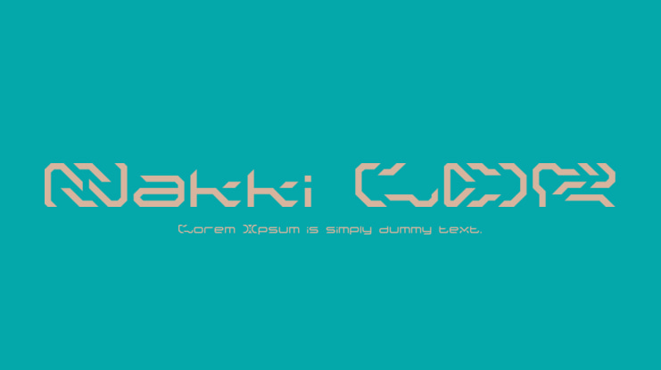 Nakki LDR Font