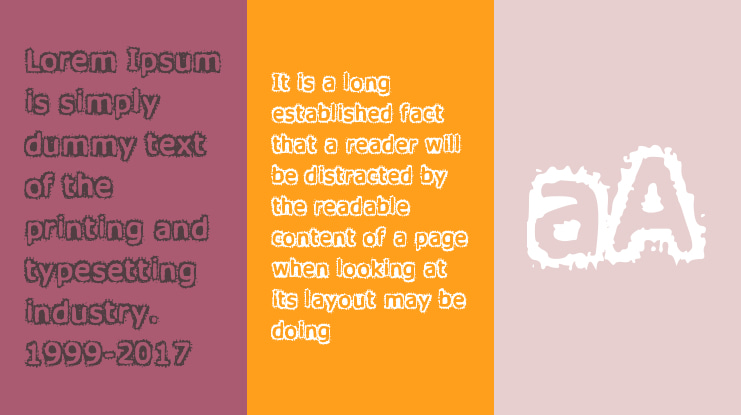 Honey, I spilt Verdana...! Font