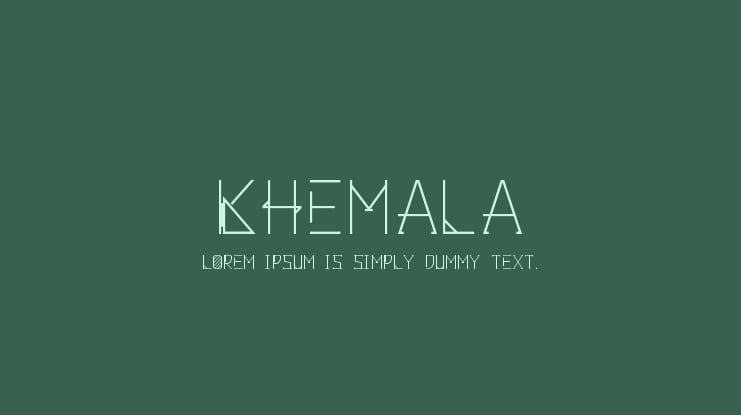 Khemala Font