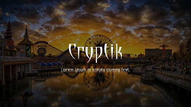 Cryptik Font