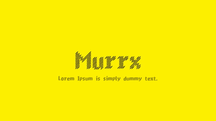 Murrx Font