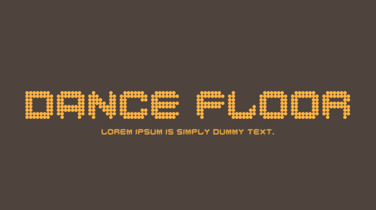 Dance Floor Font