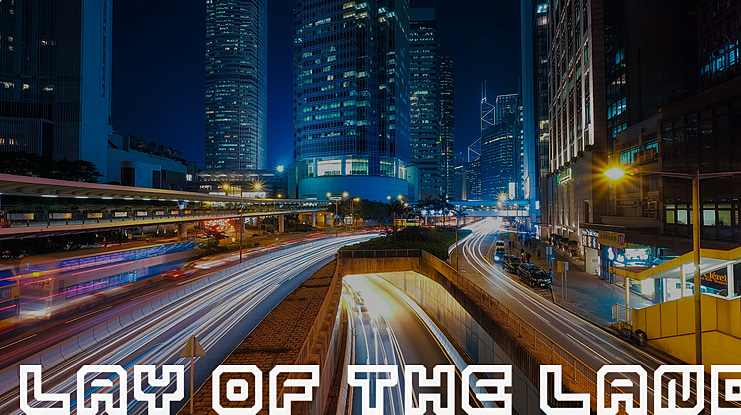 Lay Of The Land Font