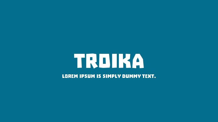 Troika Font