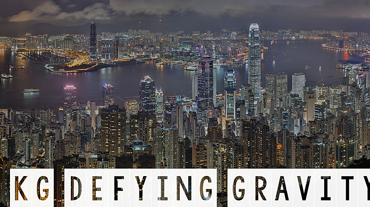 KG Defying Gravity Font Family