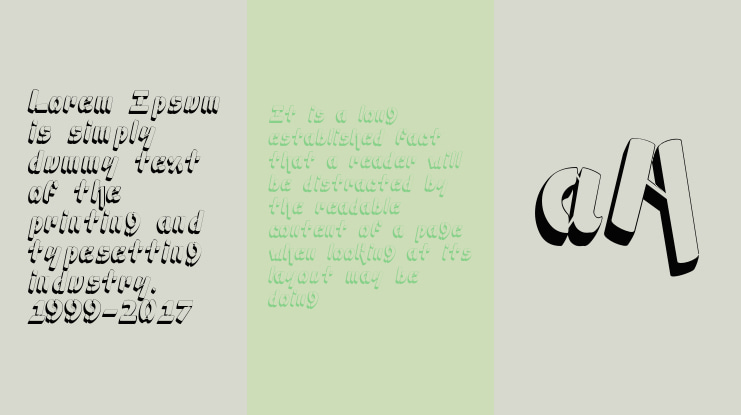 Ampad 3D2 Font Family